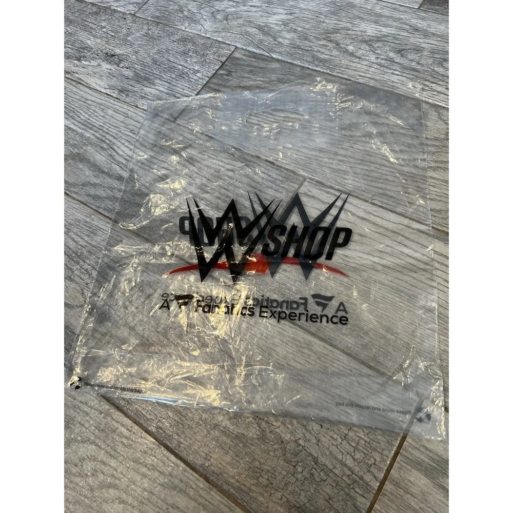WWE World Clear Plastic Bag Wrestle Mania‎ 41 fanatics Exclusive Shopping Gift